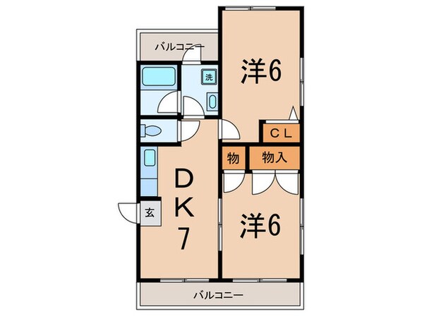 メゾン輝水の物件間取画像